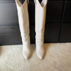 Steve Madden Knee High Cowboy Boots